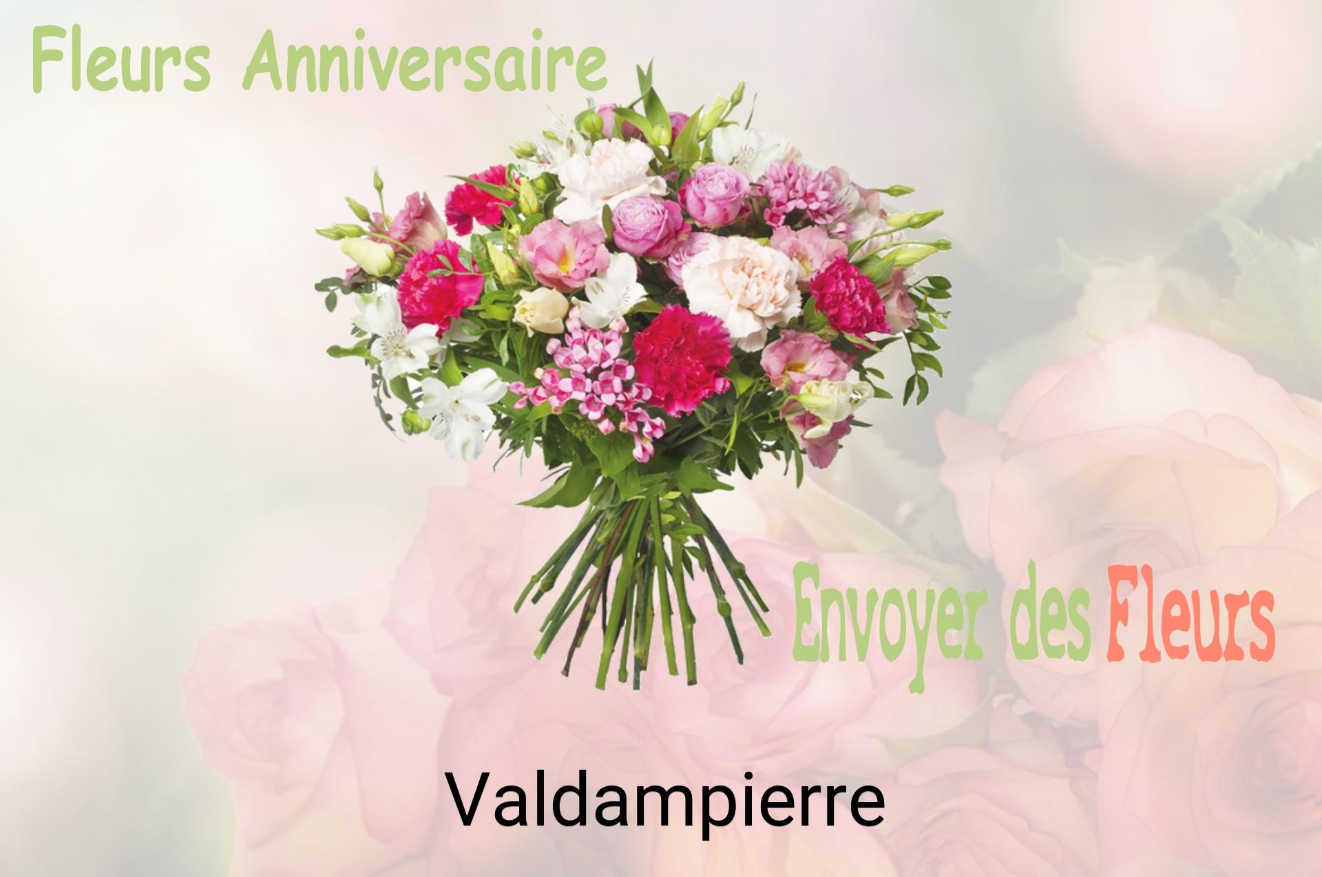 Bouquet de fleurs d’anniversaire livré à Valdampierre