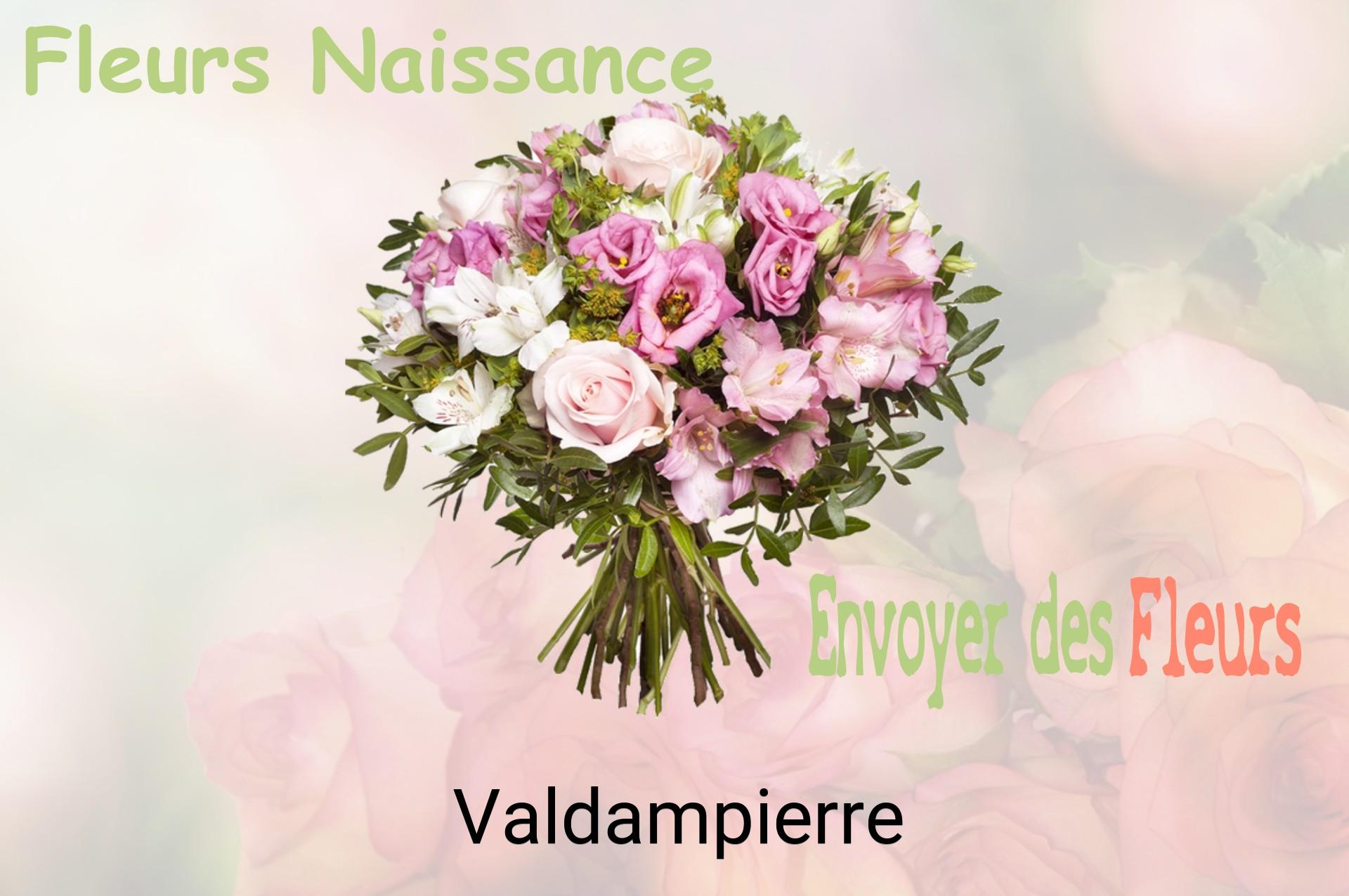 Bouquet de fleurs de naissance livré à Valdampierre